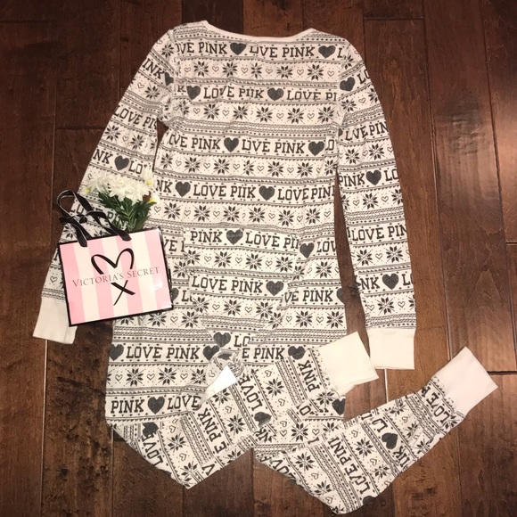 Victoria’s Secret Pink Onesie Onesi Jumper Romper - Picture 4 of 8